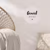 Geniet, meer niet - Quotes - Tekst - Genieten Wandcirkel behangsticker klein -sfeer4
