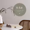 Geluk is genieten van wat er is - Quotes - Geluk definitie - Tekst - Woordenboek Wandcirkel behangsticker klein -sfeer3