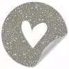 Hart - Design - Liefde Wandcirkel behangsticker klein -3d