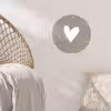 Hart - Design - Liefde Wandcirkel behangsticker klein -sfeer4