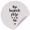 Mijn favoriete plekje is in de zon - Zomer - Tekst - Quotes Wandcirkel behangsticker klein -3d