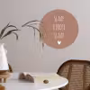 Slaap kindje slaap - Quotes - Spreuken Wandcirkel behangsticker klein -sfeer3