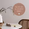 Zing vecht huil bid lach werk en bewonder - Quotes - Spreuken - Ramses Shaffy Wandcirkel behangsticker klein -sfeer3