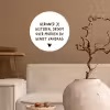 Spreuken - Herinner je gisteren droom over morgen en geniet vandaag - Quotes Wandcirkel behangsticker klein -sfeer1