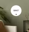 Spreuken - Geniet - Quotes Wandcirkel behangsticker klein -sfeer2