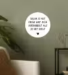 Spreuken - Geluk is het enige wat zich verdubbelt - Quotes Wandcirkel behangsticker klein -sfeer2