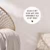 Spreuken - Geluk is het enige wat zich verdubbelt - Quotes Wandcirkel behangsticker klein -sfeer4