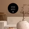 Spreuken - Hakuna matata - Quotes Wandcirkel behangsticker klein -sfeer1