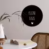 Spreuken - Kleine baas - Quotes Wandcirkel behangsticker klein -sfeer3