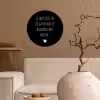Spreuken - Wat je allemaal met me doet - Quotes Wandcirkel behangsticker klein -sfeer1