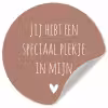 Spreuken - Quotes - Jij hebt een speciaal plekje in mijn hart Wandcirkel behangsticker klein -3d