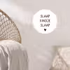 Spreuken - Quotes - Slaap kindje slaap Wandcirkel behangsticker klein -sfeer4