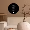 Spreuken - Quotes - Wijnen wijnen wijnen Wandcirkel behangsticker klein -sfeer1