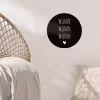 Spreuken - Quotes - Wijnen wijnen wijnen Wandcirkel behangsticker klein -sfeer4