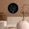 Spreuken - Thuis is het plekje waar de liefde woont - Quotes Wandcirkel behangsticker klein -sfeer1