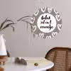 Tekst - geluk zit in 't zonnetje - Quotes - Geluk - Zon Wandcirkel behangsticker klein -sfeer3