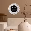 Tekst - Geluk definitie - Quotes - Geluk (is genieten van wat er is) - Woordenboek Wandcirkel behangsticker klein -sfeer1
