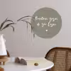 Tekst - Buiten zijn is zo fijn - Zomer - Spreuken Wandcirkel behangsticker klein -sfeer3