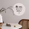 Tekst - Hé zon, ga je mee stralen? - Quotes - Zomer Wandcirkel behangsticker klein -sfeer3