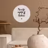 Tekst - Wijn - Zonnetje, wijntje & kletsen - Quotes Wandcirkel behangsticker klein -sfeer1