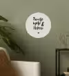 Tekst - Wijn - Zonnetje, wijntje & kletsen - Quotes Wandcirkel behangsticker klein -sfeer2