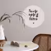 Tekst - Wijn - Zonnetje, wijntje & kletsen - Quotes Wandcirkel behangsticker klein -sfeer3