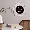 Tekst - Quotes - Zonnetje, wijntje & kletsen - Wijn Wandcirkel behangsticker klein -sfeer3