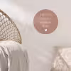 Wat je allemaal met me doet - Quotes - Spreuken Wandcirkel behangsticker klein -sfeer4