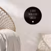 Quotes - Jij bent mijn liever dan lief - Spreuken Wandcirkel behangsticker klein -sfeer4