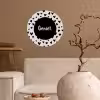 Quotes - Hartje - Tekst - Geniet Wandcirkel behangsticker klein -sfeer1