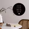 Quotes - Maaike Ouboter -  Je kust me je sust me - Spreuken Wandcirkel behangsticker klein -sfeer3
