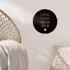Quotes - Maaike Ouboter -  Je kust me je sust me - Spreuken Wandcirkel behangsticker klein -sfeer4