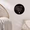 Quotes - Doe mij maar levenslang met jou - Spreuken Wandcirkel behangsticker klein -sfeer4