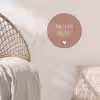 Quotes - Mag ik dan bij jou - Claudia de Breij - Spreuken Wandcirkel behangsticker klein -sfeer4