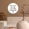 Quotes - Zing vecht huil bid lach werk en bewonder - Spreuken - Ramses Shaffy Wandcirkel behangsticker klein -sfeer1