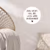 Quotes - Zing vecht huil bid lach werk en bewonder - Spreuken - Ramses Shaffy Wandcirkel behangsticker klein -sfeer4