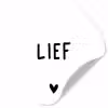 Quotes - Lief - Spreuken Wandcirkel behangsticker klein -3d