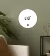 Quotes - Lief - Spreuken Wandcirkel behangsticker klein -sfeer2