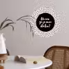 Quotes - Tekst - Hé zon ga je mee stralen? - Zon Wandcirkel behangsticker klein -sfeer3