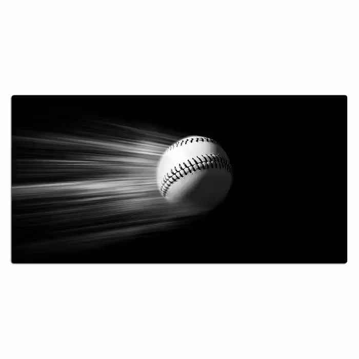 Schreibtischunterlage - Baseball - Weiß - Fliegen