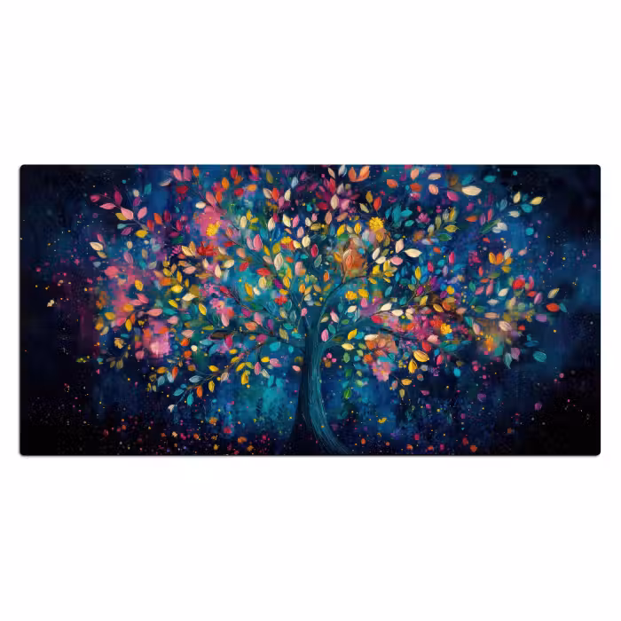 Schreibtischunterlage - Bunt - Baum - Magisch - Abstrakt
