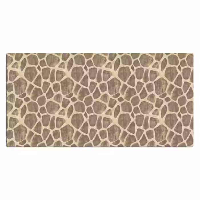 Schreibtischunterlage - Giraffe - Muster - Beige - Braun