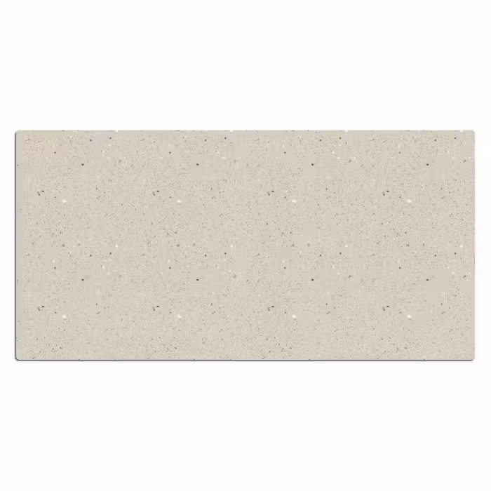 Schreibtischunterlage - Hellbeige - Terrazzo - Grau