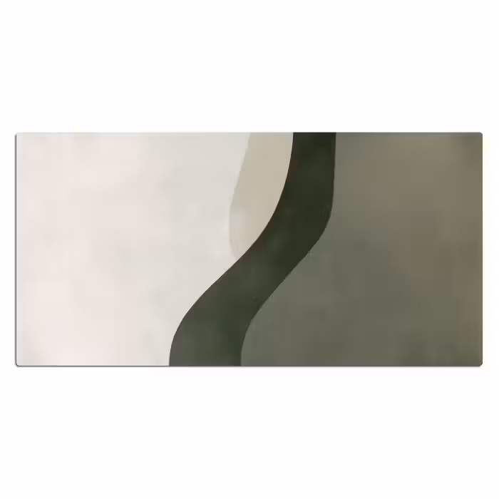 Schreibtischunterlage - Japandi - Grün - Abstrakt - Modern