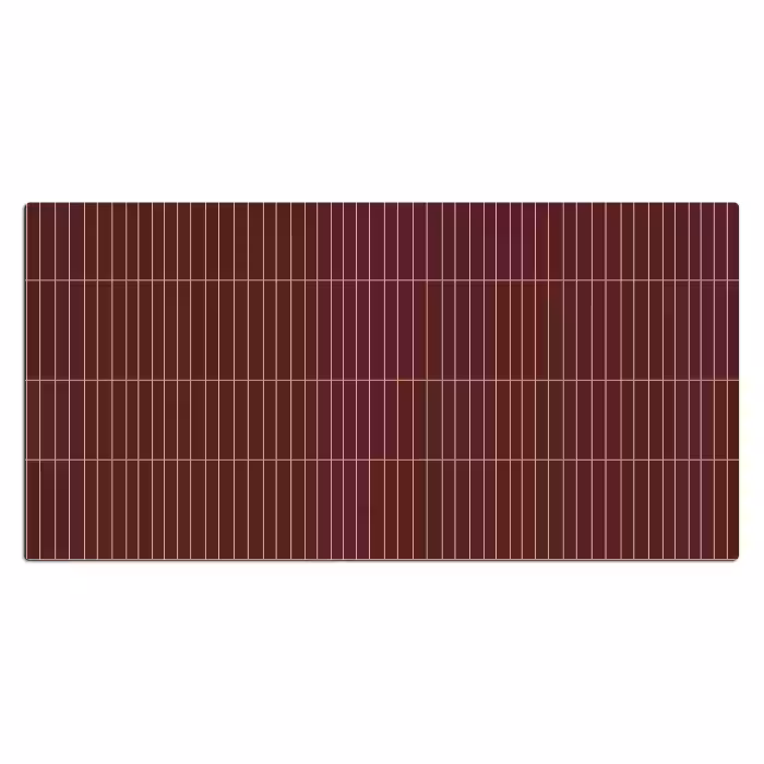 Schreibtischunterlage - Linien - Muster - Bordeaux
