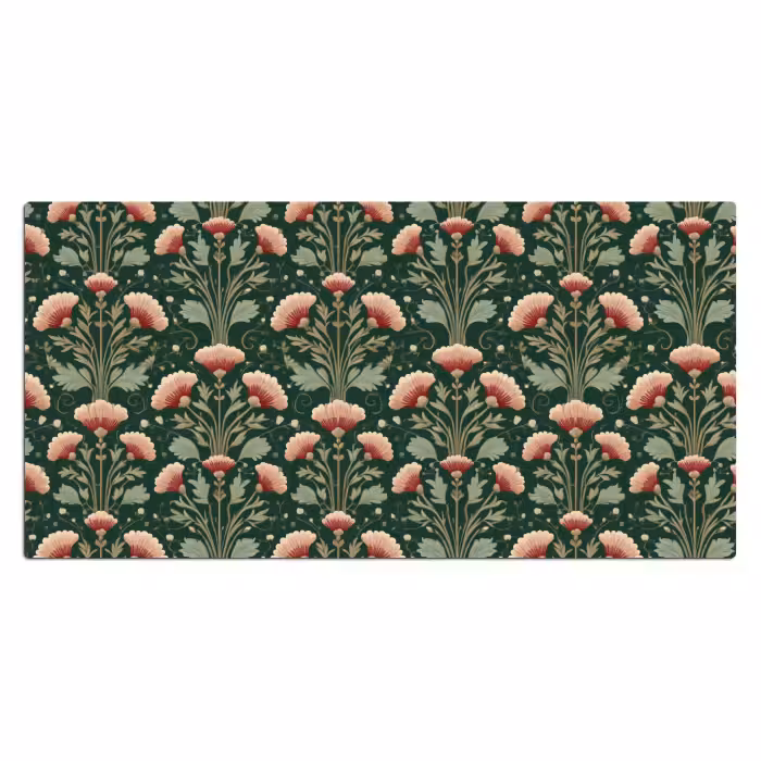 Schreibtischunterlage - Muster - Botanisch - Farbenfroh