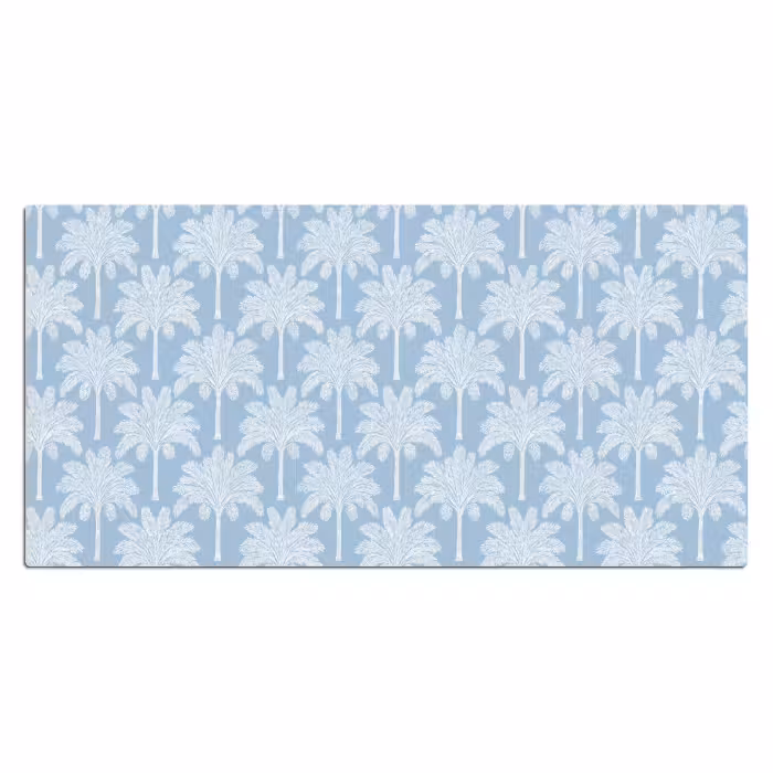 Schreibtischunterlage - Palme - Modern - Blau
