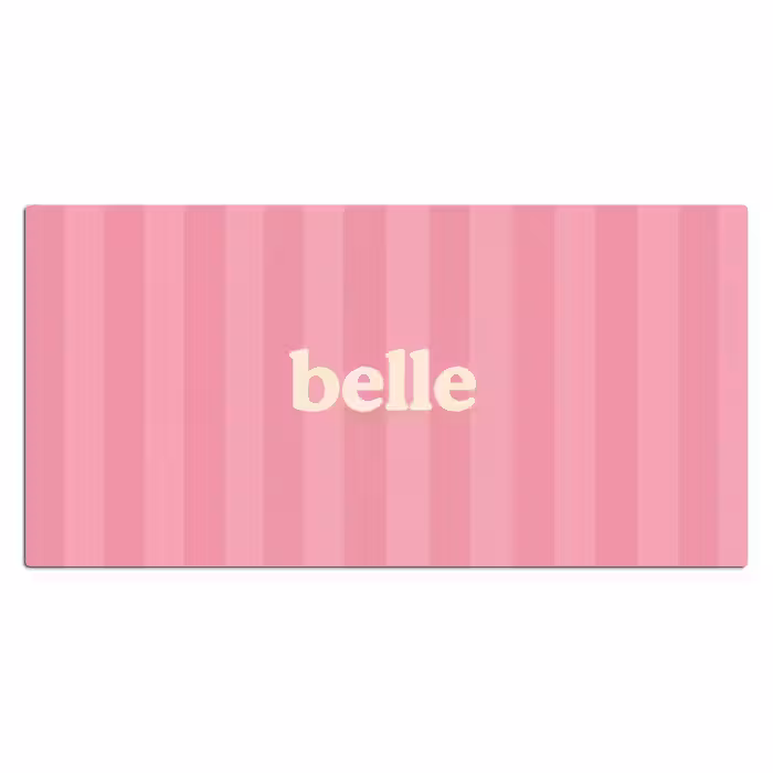 Schreibtischunterlage - Rosa - Gestreift - Belle