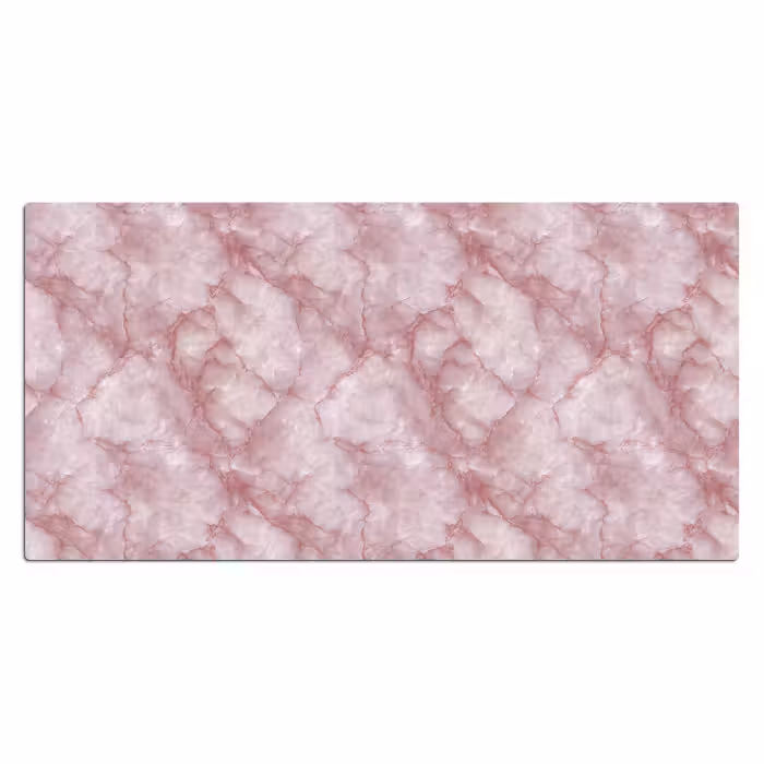 Schreibtischunterlage - Rosa - Quarzmarmor - Adern