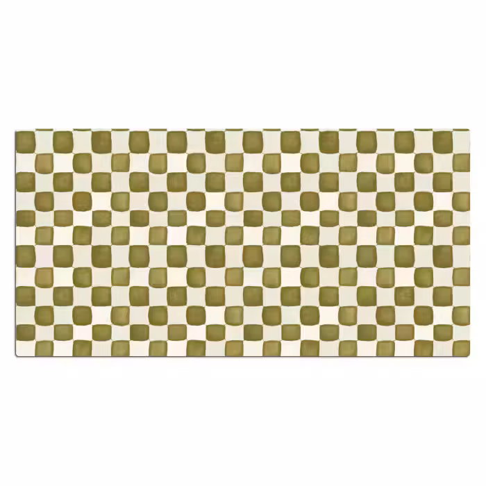 Schreibtischunterlage - Schach - Muster - Grün